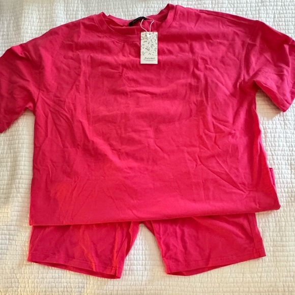 Women's Pink Sleepwear Set - Picture 1 of 7